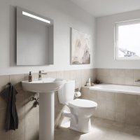 Twyford Alcona Toilet Pan, Cistern & Seat Pack